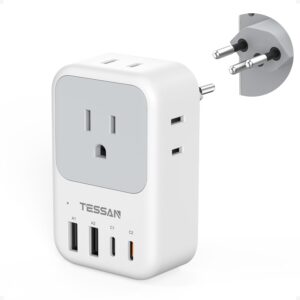 TESSAN Switzerland Travel Plug Adap...