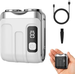 Portable Mini Mens Electric Shaver,...