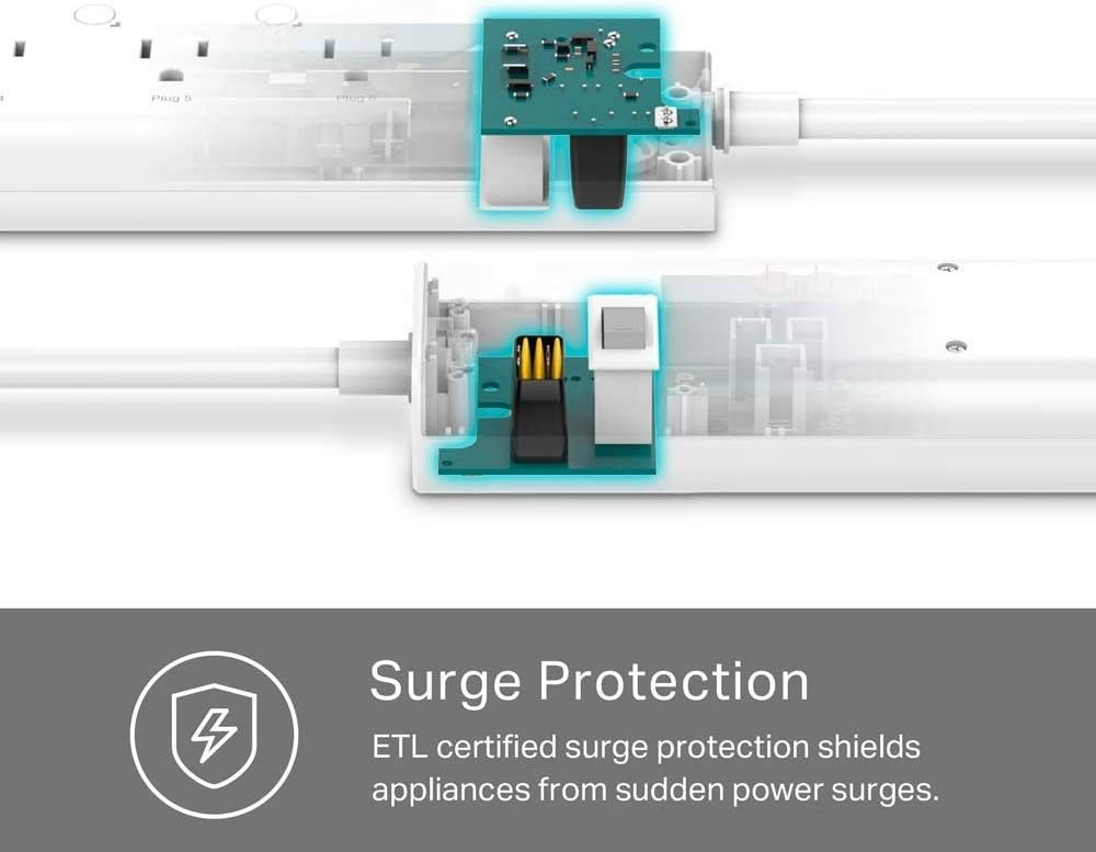 Kasa Smart Plug Power Strip HS300, Smart Outlet, No Hub Required - Image 4