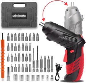 Cordless Power Screwdriver Electric...