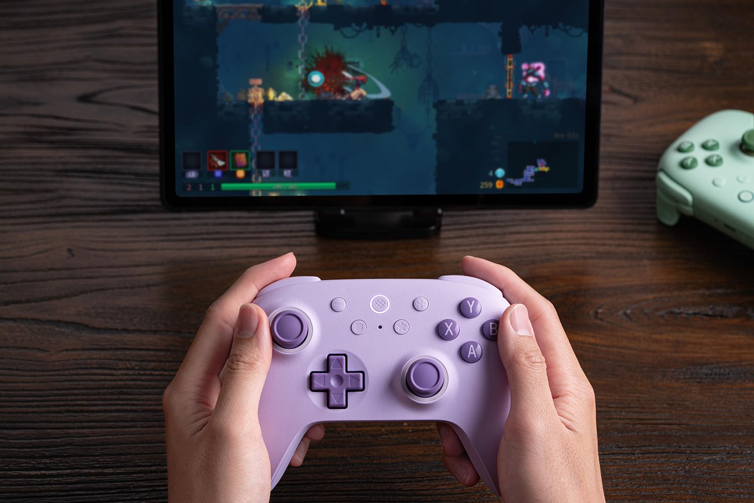 8Bitdo Ultimate 2C Wireless Controller for Windows PC and Android, with 1000 Hz Polling Rate, Hall Effect Joysticks and Triggers, and Remappable L4/R4 Bumpers (Purple) - Image 7