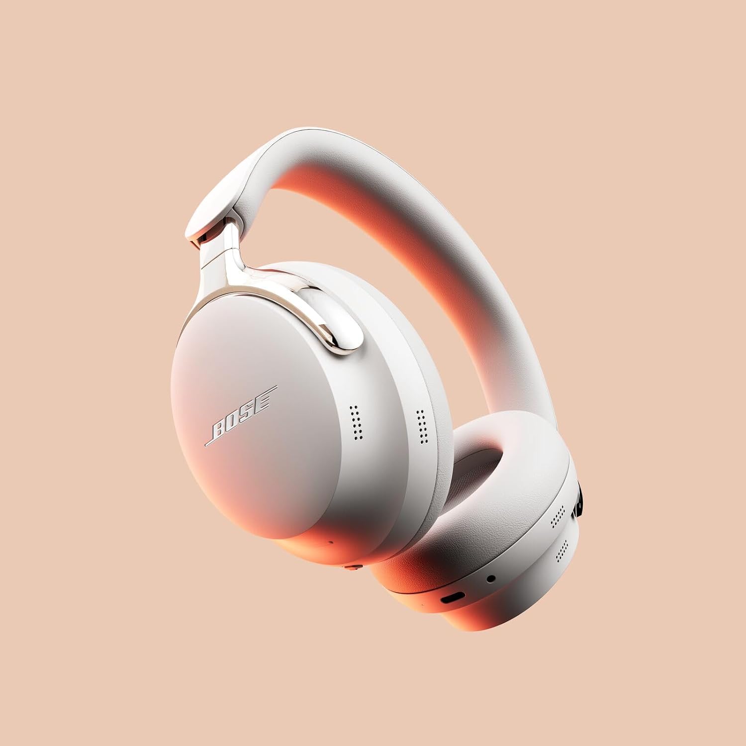 Bose QuietComfort Ultra Bluetooth Headphones (2nd Gen), Wireless Headphones with Spatial Audio, Over Ear Noise Cancelling with Mic, Up to 30 Hours of Play time, White Smoke - Image 2