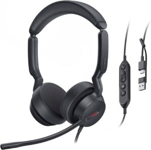 Yealink UH44 Wired USB Headset, Tea...