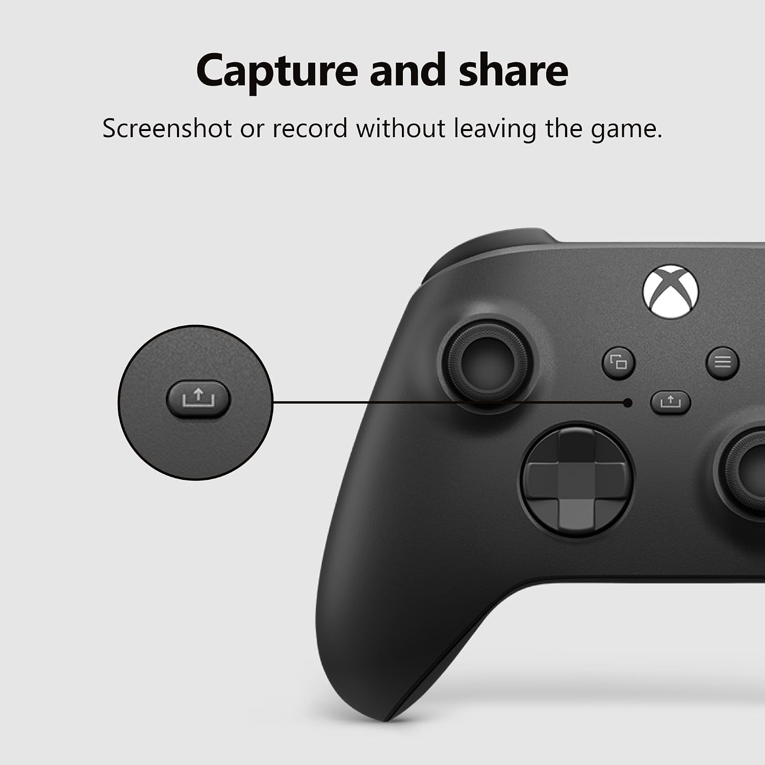 XBOX Wireless Gaming Controller + USB-C Cable | Carbon Black | Consoles, PCs, TVs, mobile, and more | Textured Grip | Wireless, Bluetooth, USB-C Connectivity - Image 4