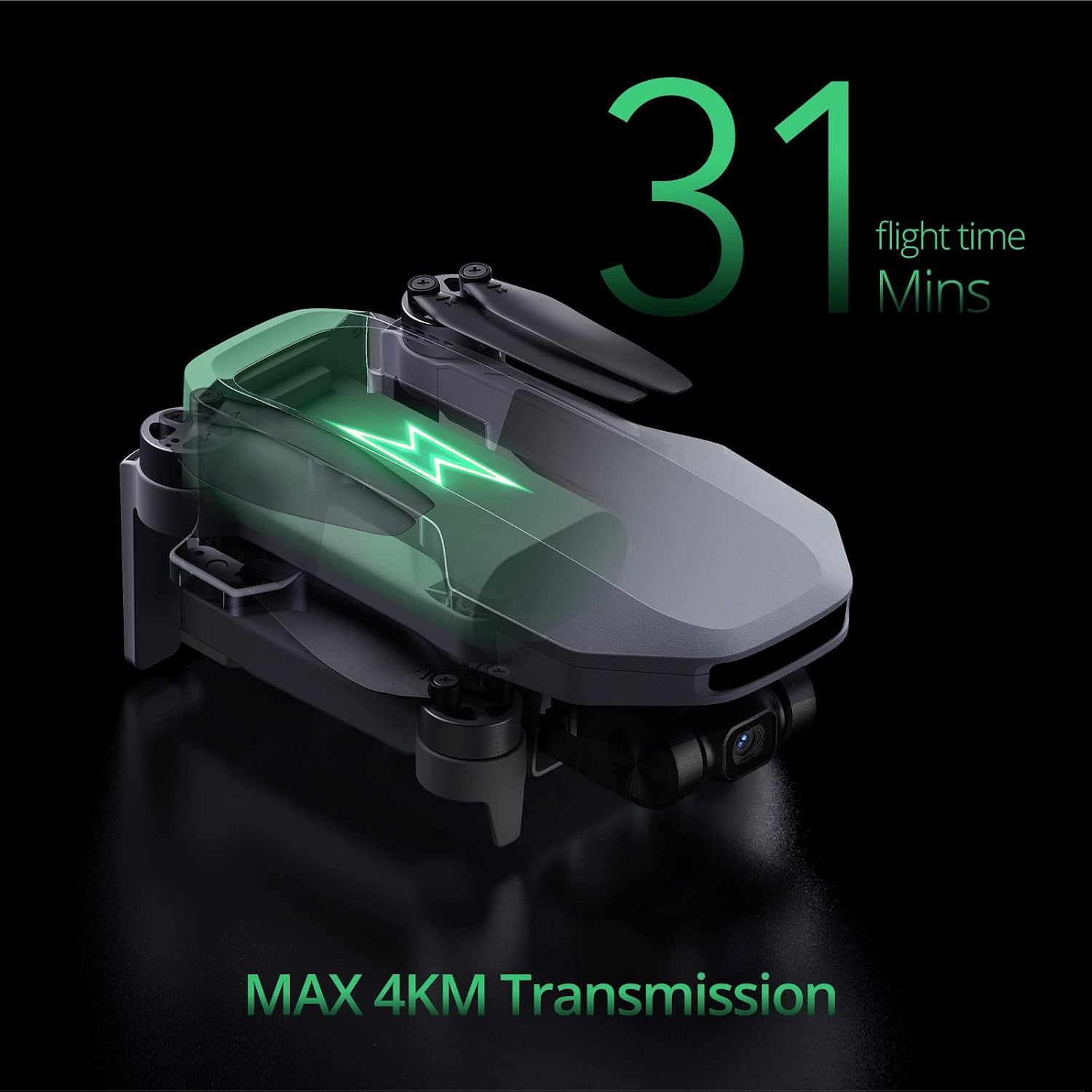 Potensic ATOM SE GPS Drone with 4K EIS Camera, Under 249g, 62 Mins Flight, 4KM FPV Transmission, Brushless Motor, Max Speed 16m/s, Auto Return, Lightweight and Foldable Drone for Adults Beginner - Image 5