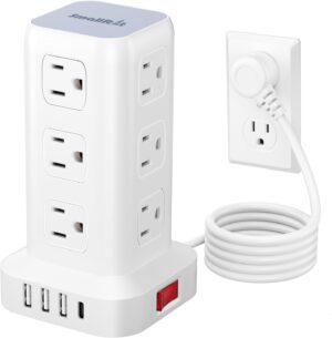 Power Strip with 12 Outlets 4 USB (...