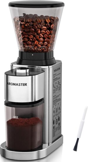 Aromaster Conical Coffee Bean Grind...