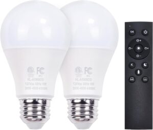 Gupuzm A19 LED Remote Control Bulbs...