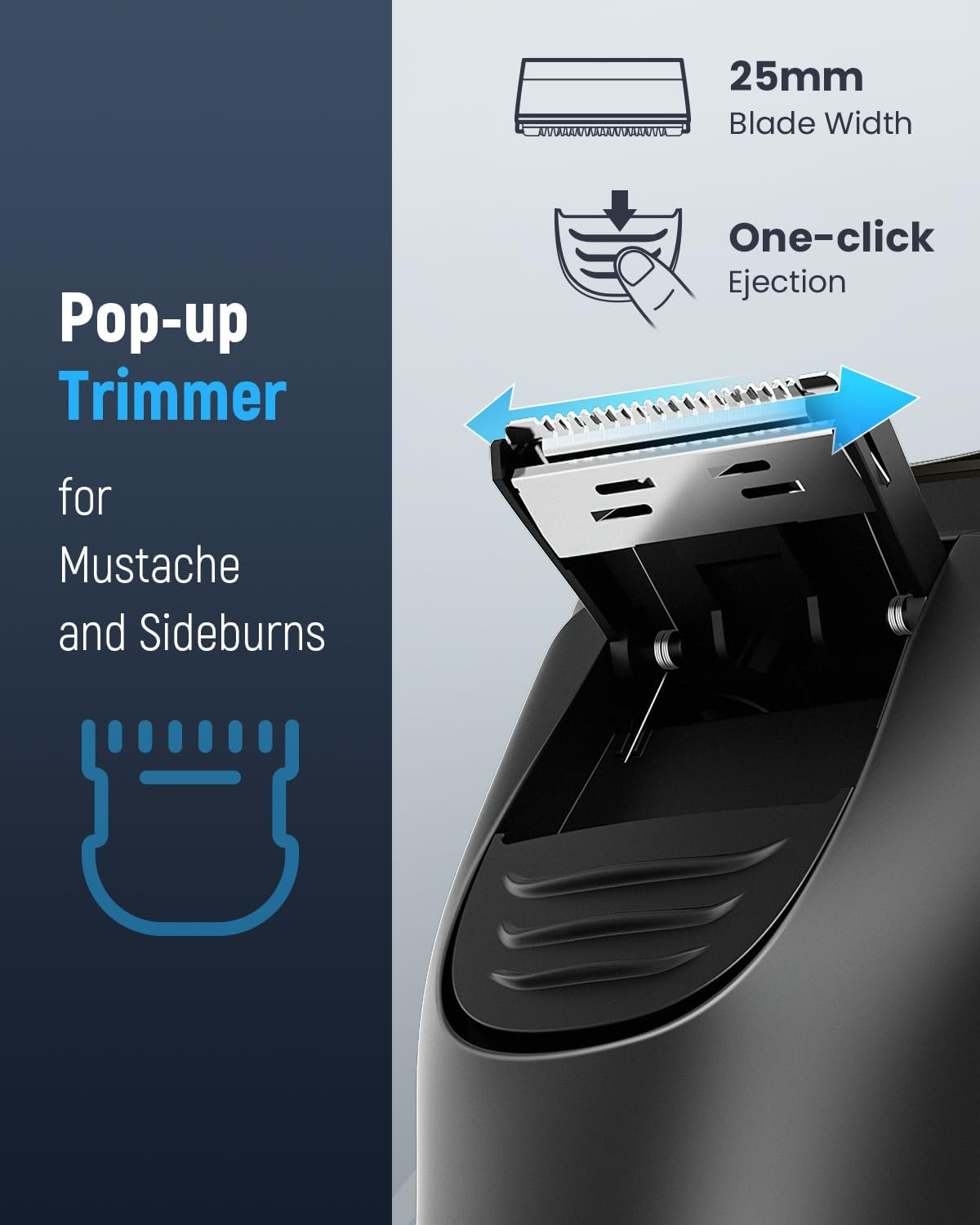 Electric Razor for Men Waterproof: 5D Floating Rotary Shaver Wet or Dry - Image 6