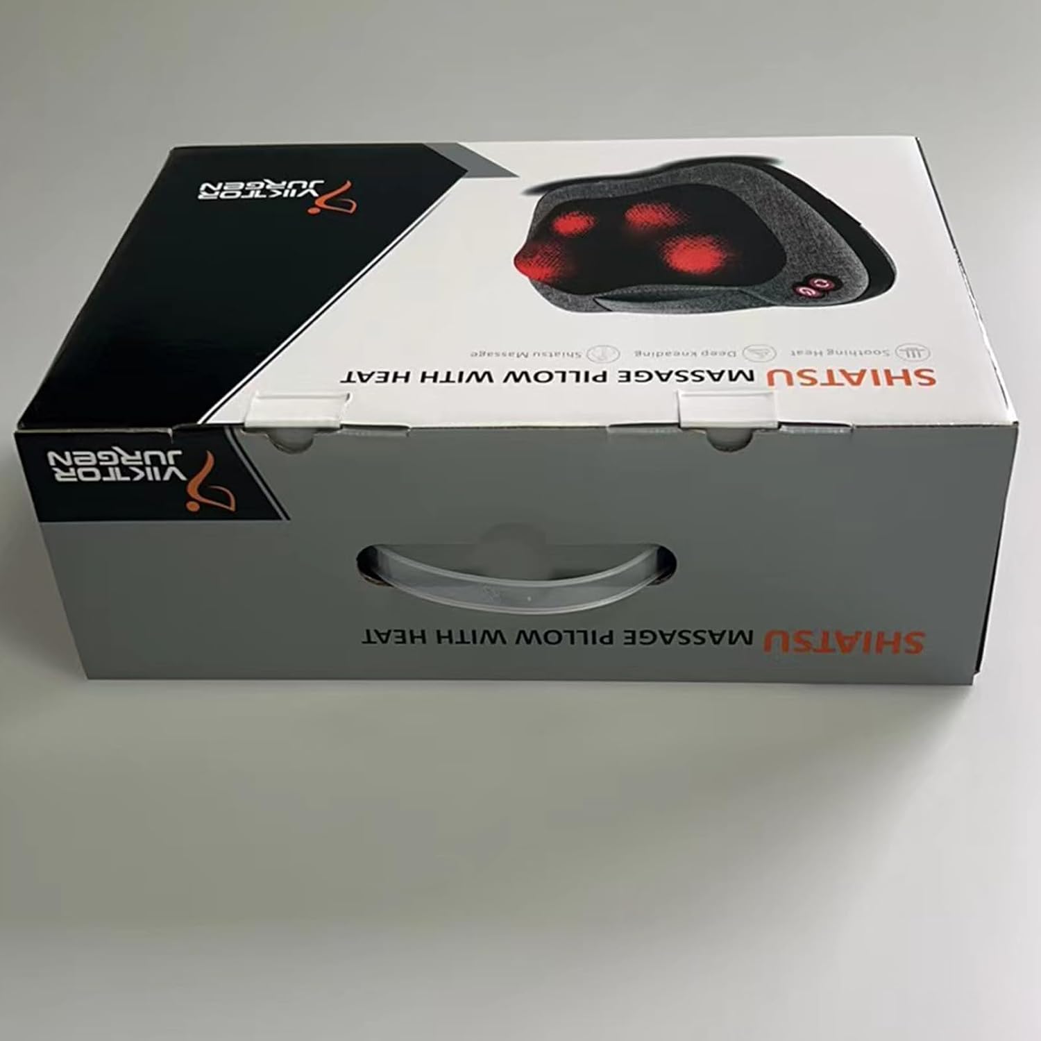 VIKTOR JURGEN Shiatsu Back Massager with Heat for Pain Relief, Gray - Image 14
