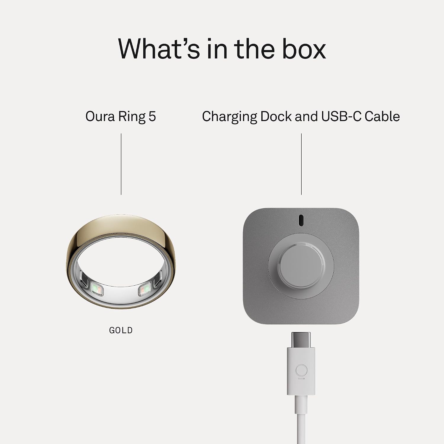 Oura Ring 5 Smart Ring - Gold - Size 10 - Fitness & Sleep Tracker - Image 9
