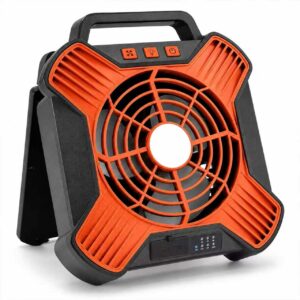 Solar Camping Fan, 10000mAh Recharg...