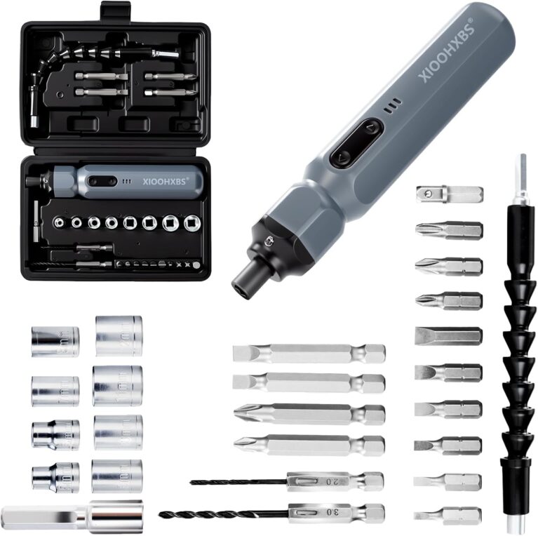 Electric Screwdriver 3.6V，Mini Cordless Power Screwdriver Set, Precision Bits with 250 RPM Powerful Motor,LED Lights,Portable Toolbox for Electronics Appliances Repairs