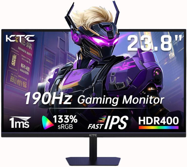 KTC 24 Inch 180Hz/190Hz FHD Gaming Monitor, Fast IPS, Freesync, H24F8