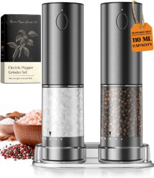 Electric Salt and Pepper Grinder Se...