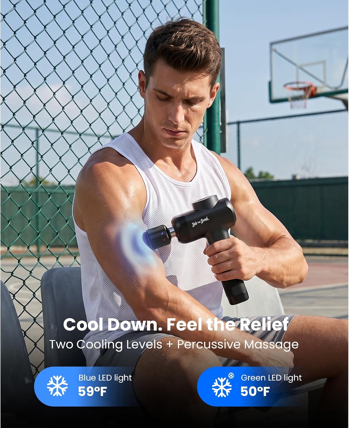 BOB AND BRAD X6 Pro Max Massage Gun with Heat and Cold, FSA Eligible HSA - Image 3
