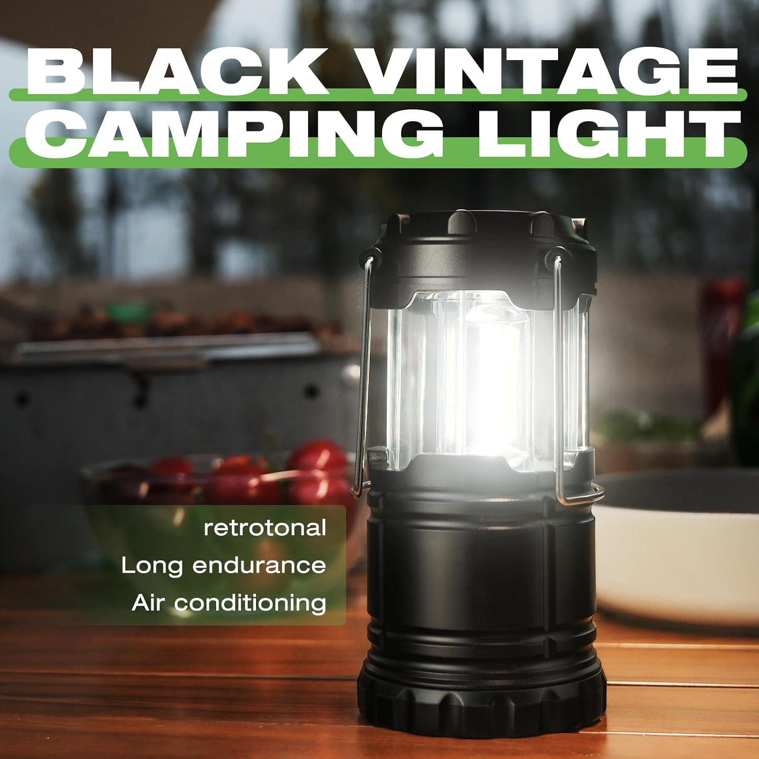 KPKJOO Lantern Collapsible Camping Light, Battery Operated Lanterns LED Super Bright for Power Outages Indoor Emergency Outdoor Camping Hiking Kit (4, COB) - Image 5