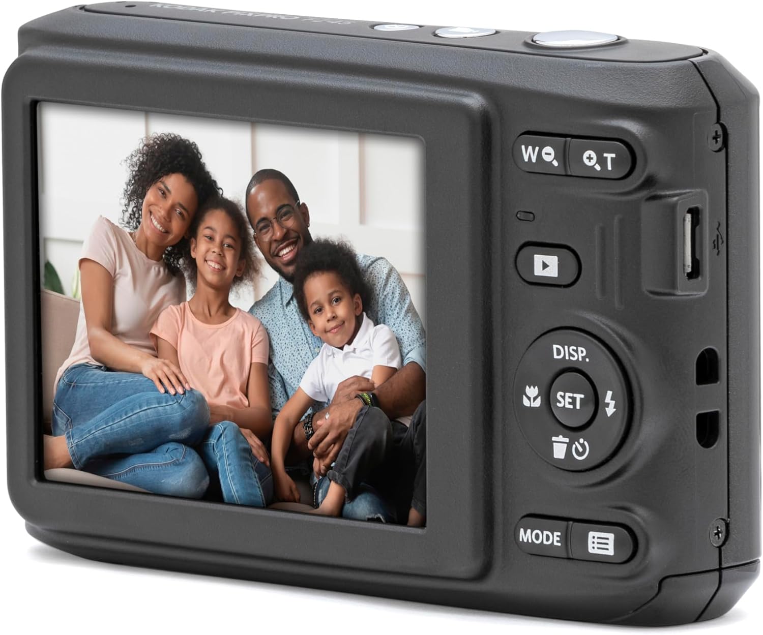 KODAK PIXPRO FZ45 16MP Compact Digital Camera, 4X Optical Zoom, AA, Black - Image 4