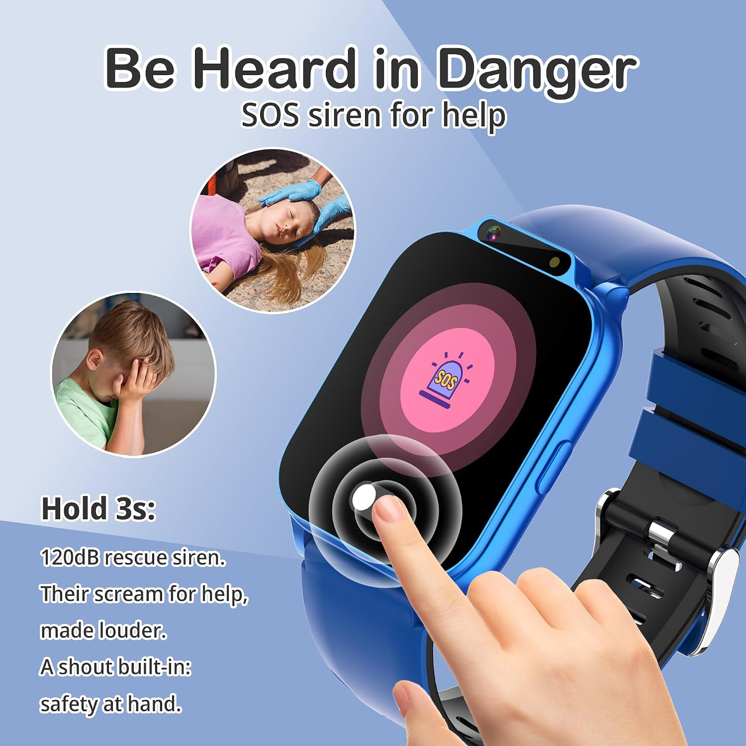 Kids Smart Watch with Fitness Tracker, Waterproof, Heart Rate/Sleep Monitor - Image 5