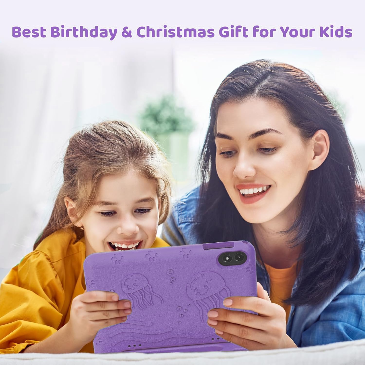COLORROOM 2026 Upgraded Android 15 Tablet, 10inch Kids Tablet, Octa-core CPU, 10GB+64GB+1TB Expand Tablets for Kids with Kids Space, Parental Control, 6000mAh Big Battery,Touchscreen Tableta (Purple) - Image 5