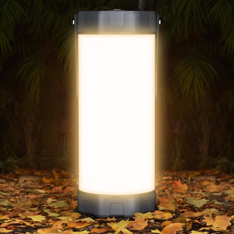 Glocusent 106 LED Camping Lights, 5000mAh Rechargeable Lantern for Outages
