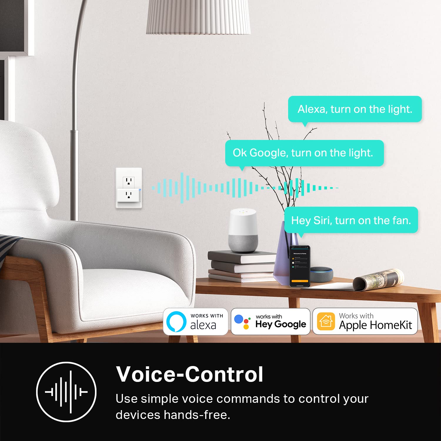Kasa Smart Plug Mini 15A, EP25P4, Apple HomeKit Supported - Image 5