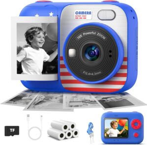 Kids Instant Print Camera with 5 Ro...