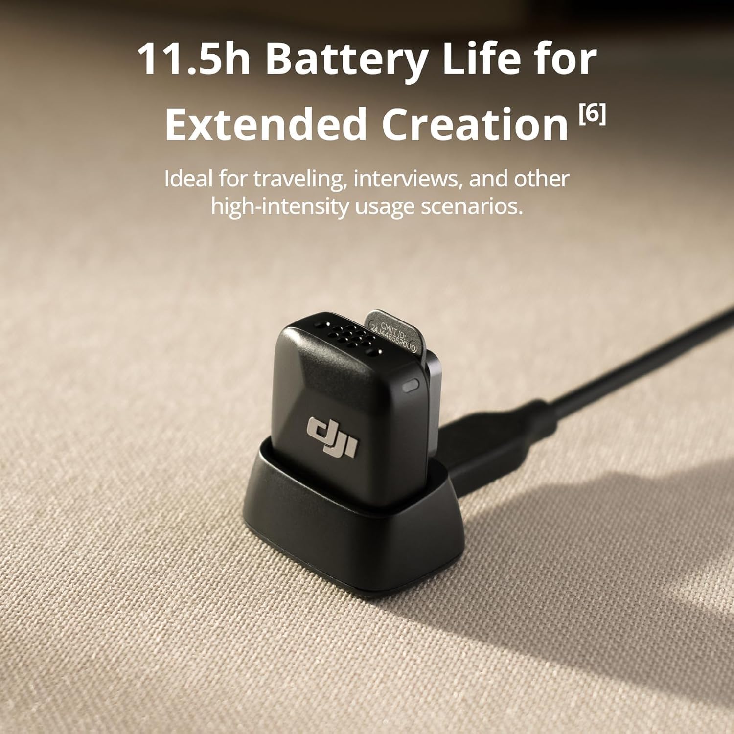 DJI Mic Mini (2 TX + 1 Mobile RX), Ultralight, Active Noise Cancelling - Image 4