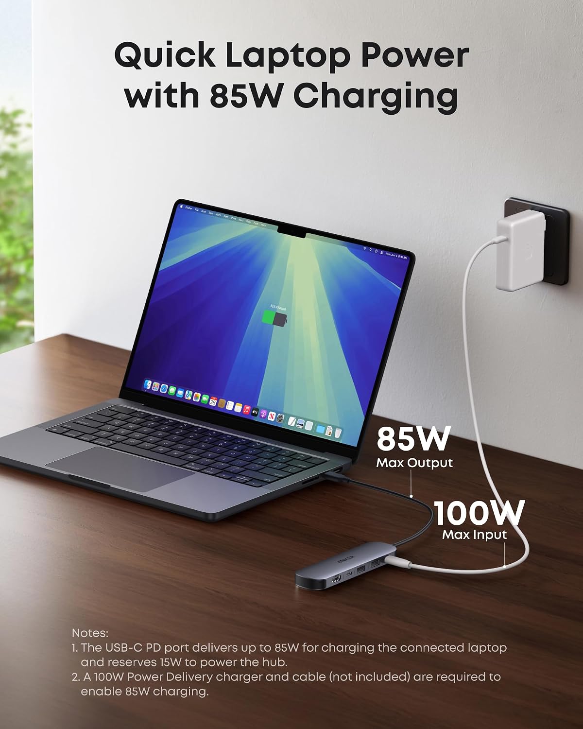 Anker USB C Hub, 7in1 Multi-Port USB Adapter, 4K@60Hz USBC to HDMI Splitter - Image 6