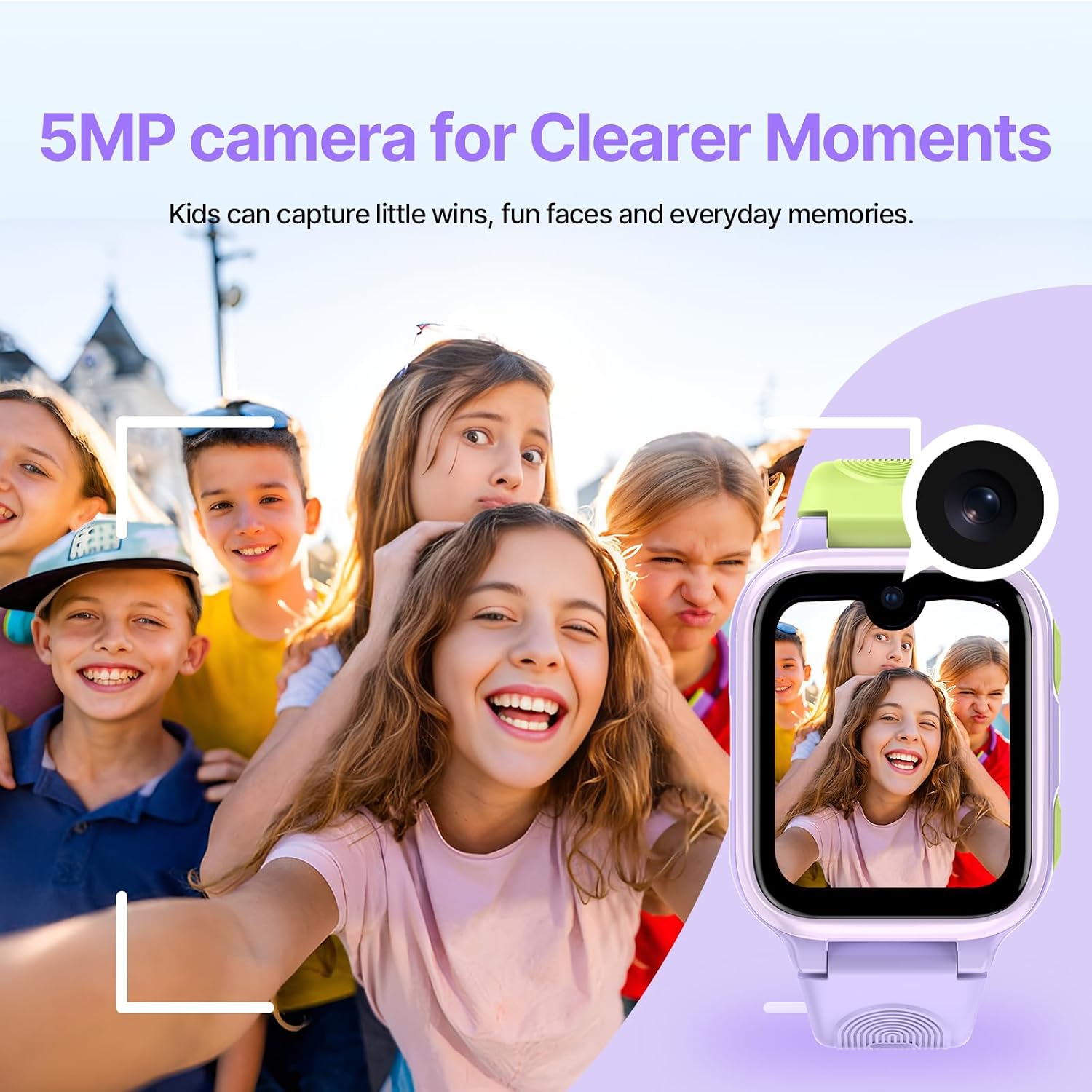 K9 Smart Watch for Kids with GPS Tracker, AI Voice & Video Call,1.78" AMOLED, 4G Smartwatch with SOS, Parental Controls, School Mode, IP68 Waterproof Kids Smartwatch for Teens Ages 3 and Up - Image 8