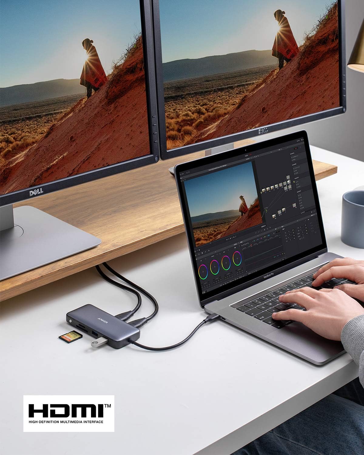 Anker Laptop Docking Station Dual Monitor, 8-in-1 USB C Hub with 4K HDMI - Image 9