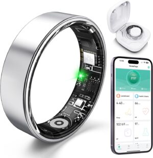 Smart Ring with Sleep Monitoring, S...