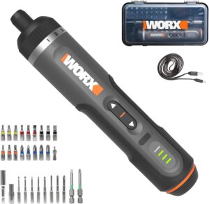 WORX Cordless Screwdriver, 4V 30-Pi...