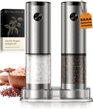 Electric Salt and Pepper Grinder Se...