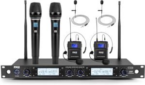 Pyle 4 Channel UHF Wireless Microph...