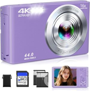 Digital Camera, 2026 Upgraded FHD 4...