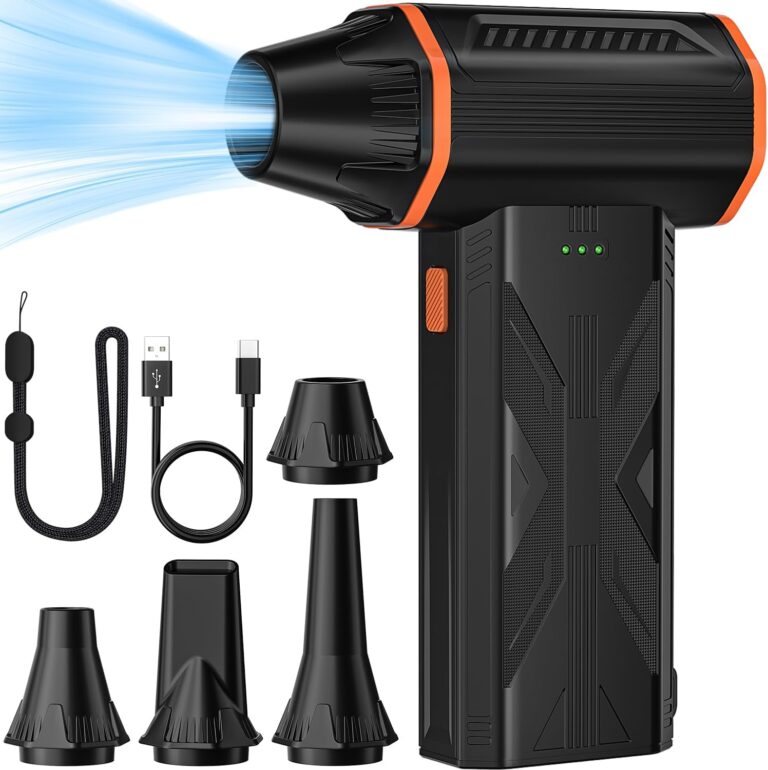 Electric Air Duster, 110000 RPM Cordless Rechargeable Compressed Air Duster