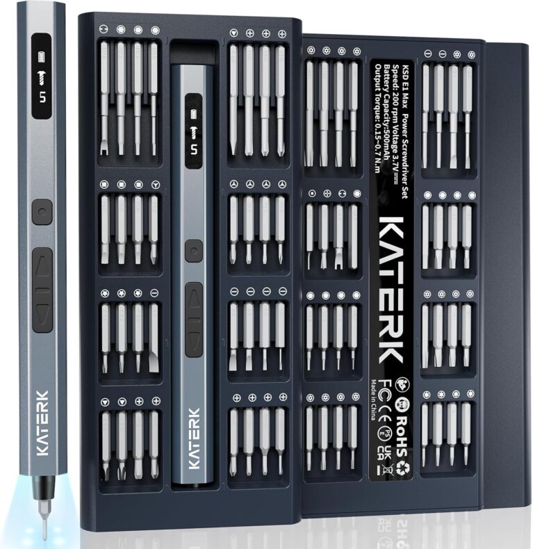 KATERK Electric Screwdriver, 500mAh Mini Electric Screwdriver