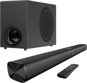 Sound Bar with Subwoofer, 110W Soun...