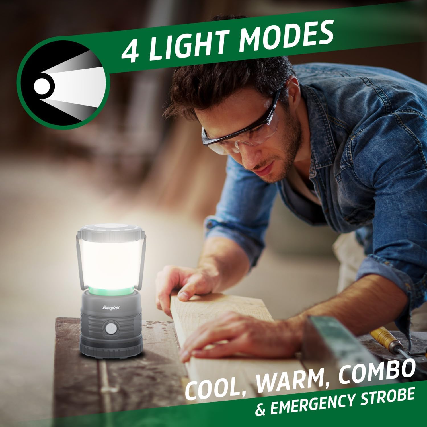 Energizer LED Camping Lantern X1000, Water Resistant Tent Light - Image 3