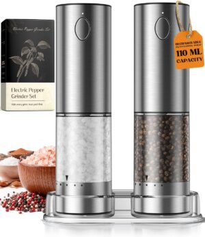 Electric Salt and Pepper Grinder Se...