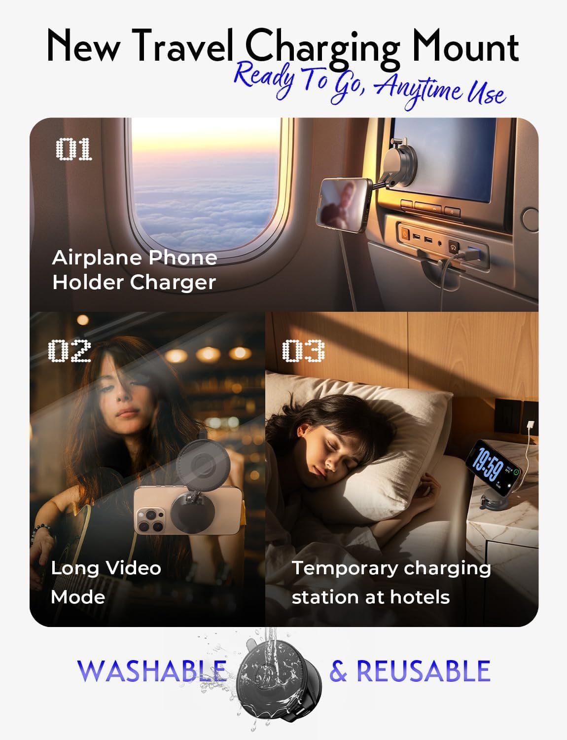LISEN 15W Magsafe Car Mount Charger for iPhone 18 Pro Max, Magnetic Wireless Car Charger, Suction Phone Mount, Vacuum Magnetic Phone Holder for Carfor iPhone 18 Pro Max 17 16 15 14 13 12 Samsung Pixel - Image 7