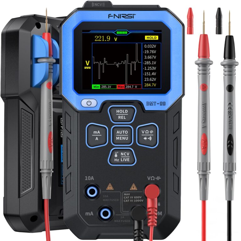 FNIRSI DMT-99 Digital Multimeter 9999 Counts TRMS, Rechargeable Volt Meter