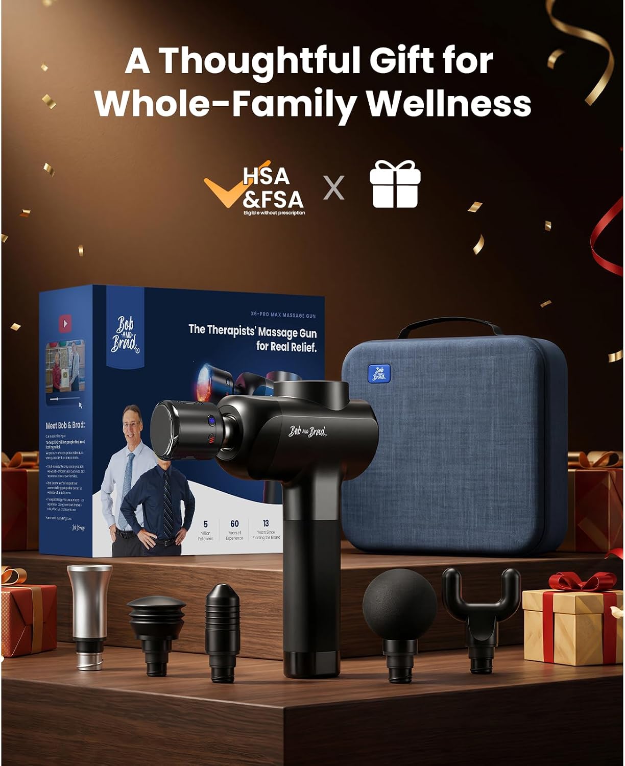 BOB AND BRAD X6 Pro Max Massage Gun with Heat and Cold, FSA Eligible HSA - Image 9