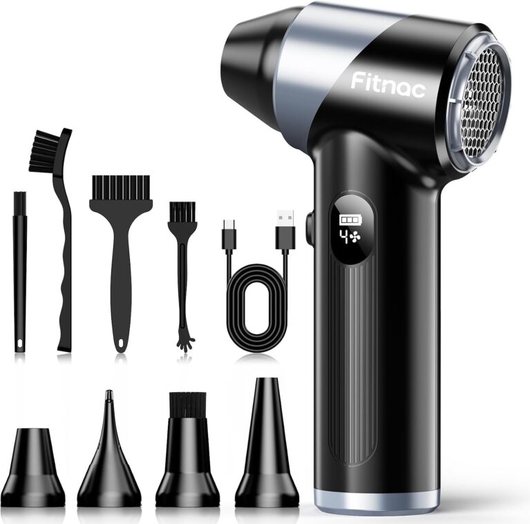 Portable Electric Air Duster, Lightweight Cordless Dust Blower for Electronics Gap Dust Removal
