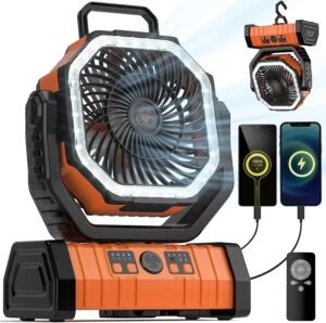 Camping Fan – 20000mAh Batter...