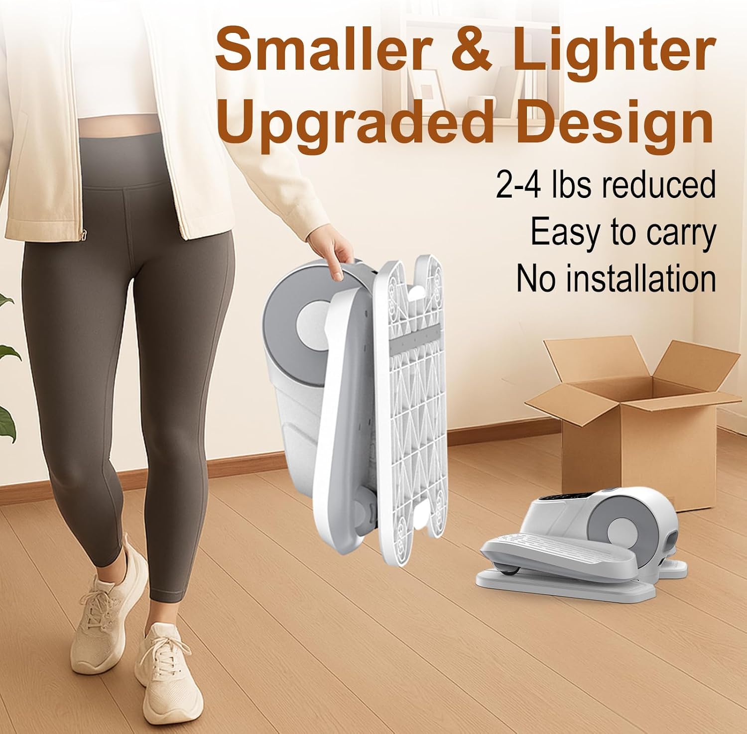 Under Desk Elliptical for Office Pedal Exerciser Electric 12-Speeds - Image 8
