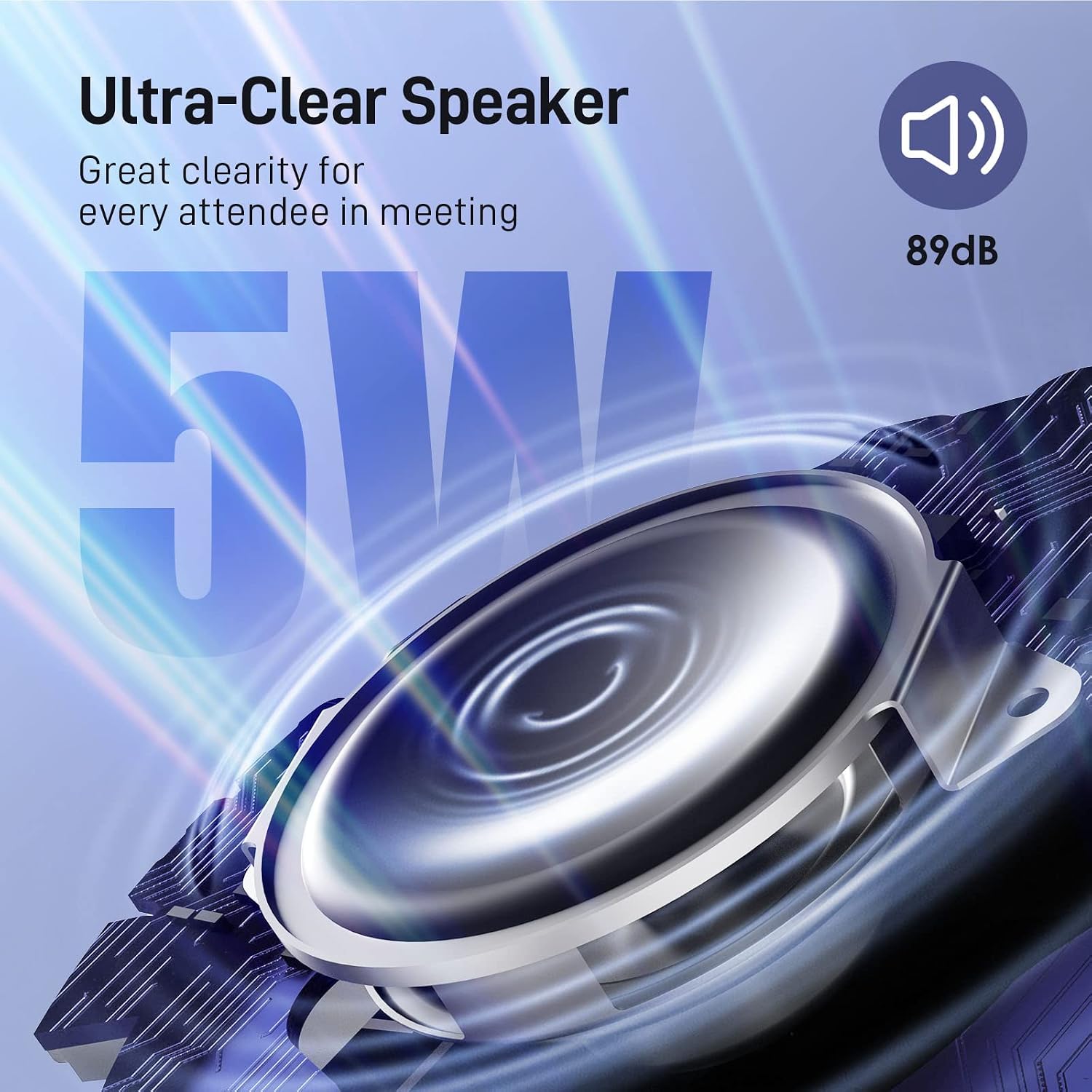 EMEET Luna Plus Kit Conference Speaker and Microphone with 8+1 Mics - Image 7