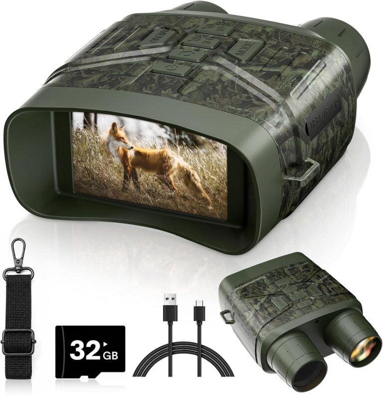 Vtiisamao Night Vision Goggles, 4K Night Vision Binoculars for Adults