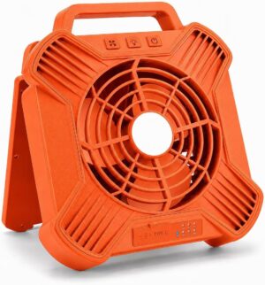 Solar Camping Fan, 10000mAh Recharg...